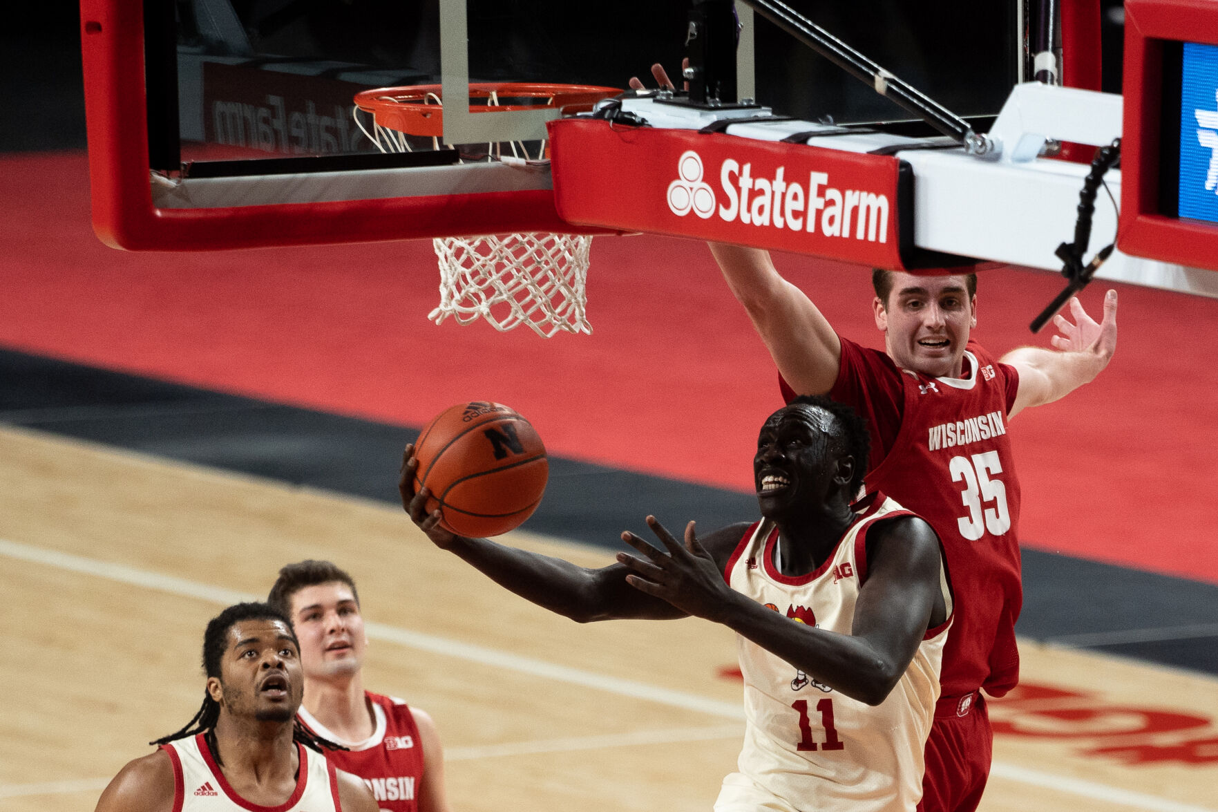 Nebraska Basketball vs. Wisconsin Photo No. 12